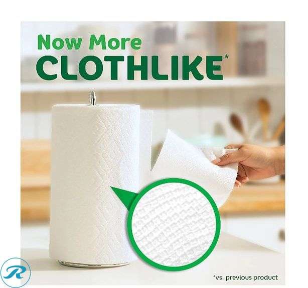 (4) Bounty Select-A-Size 2-Ply Paper Towels, Double Roll, 11" x 6", White, 90 Sheets Per Roll, Pack Of 12 Rolls- New - Roller Auctions