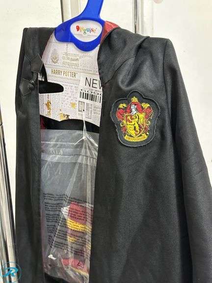 (3) Assorted Kid's Halloween Costumes, Age 7-8- New, (1) Missing Broom Stick - Roller Auctions