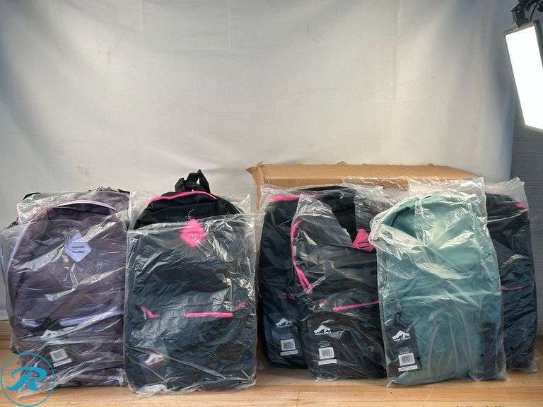 (15) Trailmaker Multi-Pocket Backpacks, Assorted Colors- New - Roller Auctions