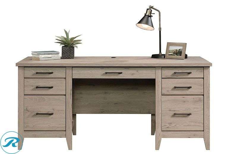 Sauder Summit Station 66 W Executive Desk Laurel Oak