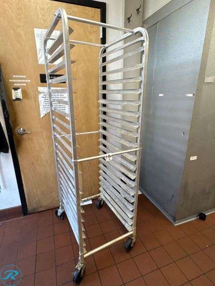 Aluminum Sheet Pan Rack on Casters - Roller Auctions