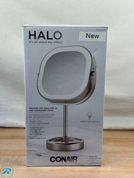Conair LED Double-Sided 1x/10x Vanity Mirror - New - Roller Auctions