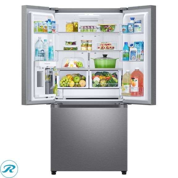 Samsung 25 cu. ft. 33" 3-Door French Door Refrigerator with Beverage Center - New - $1899 Retail, No Scratch/Dent or Damage Found - Roller Auctions