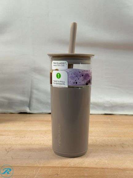 (5) Reduce: Insulated Glass Aspen 20oz Tumbler- New - Roller Auctions