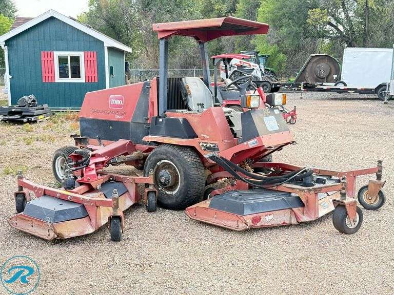 2003  Toro  Groundsmaster 580D  FWD  Ride-On Batwing Mower - Roller Auctions