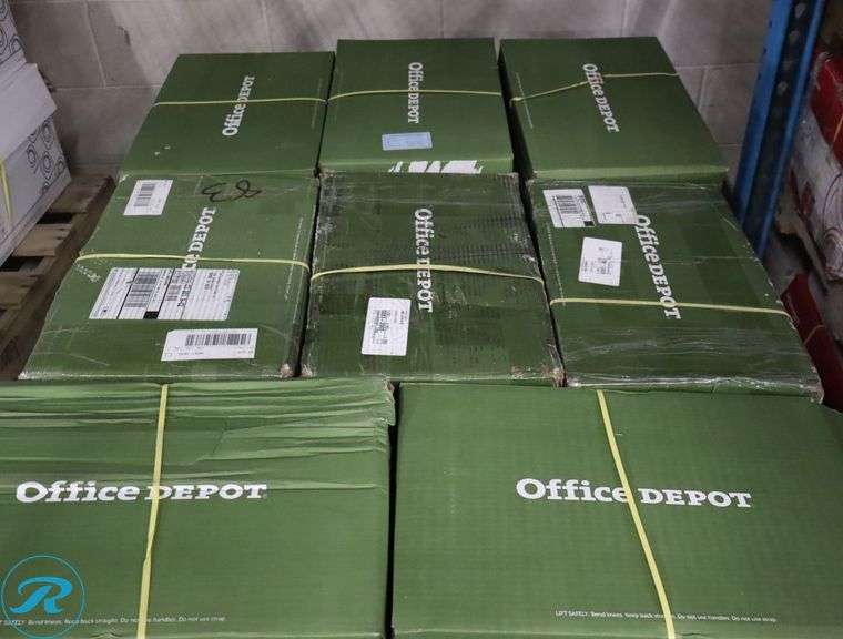 (6) Office Depot Business Copy & Print Paper 5000pc Per Case, 8.5" x 11", 92 Brightness, 20 Pounds - New/Damaged Box/Few Damaged - Roller Auctions