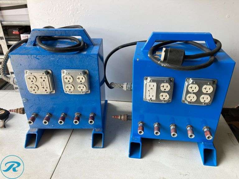 (2) Portable Power & Electrical Distribution units - Roller Auctions