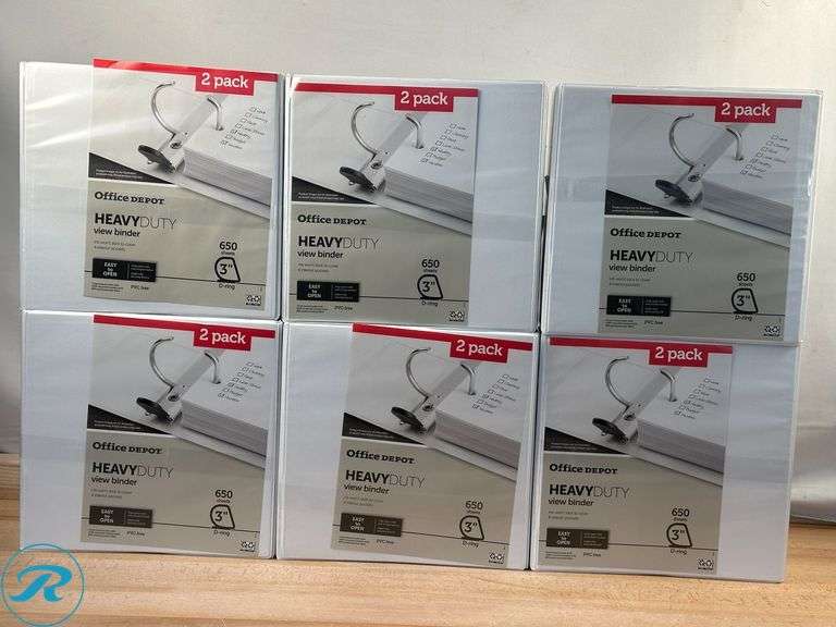 (26) Assorted Size Binders- New - Roller Auctions