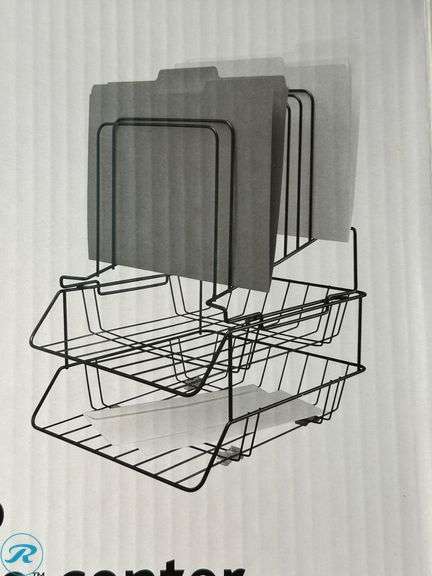 (5) Brenton Studio® Wire Step Sort-A-File™ Center, Black- New - Roller Auctions