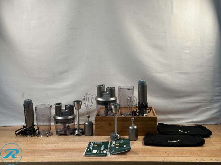 (2) Cuisinart Variable Speed Immersion Blender with Food Processor - Used - Roller Auctions