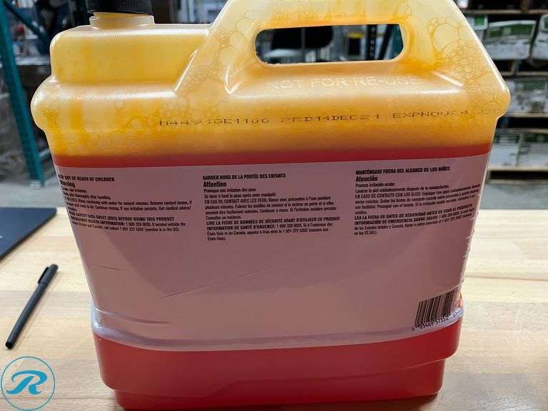 (1) EcoLab Oasis 137 Orange Force Multi-Surface Cleaner/Degreaser, Expired 11/2024 - New - Roller Auctions