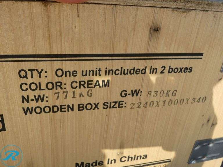 New KJ K3325 Double Garage Metal Shed, 33' x 25' - Roller Auctions