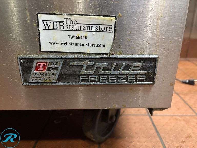 True TWT-27F Single Door Undercounter Freezer on Casters - Roller Auctions