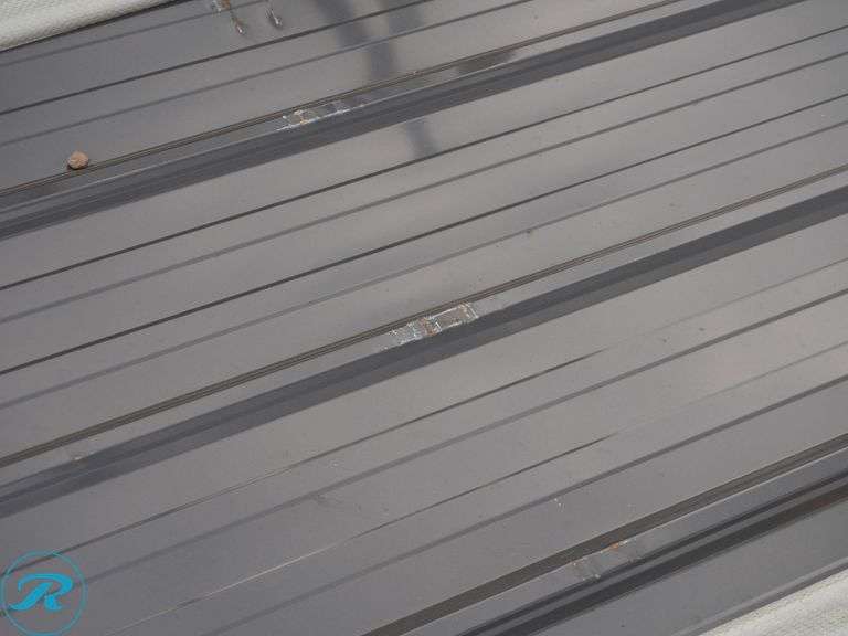 (50) New Sheets SKLP SKL50 Galvalume Steel Siding/Roofing, 12' (Top Panel Damaged) - Roller Auctions