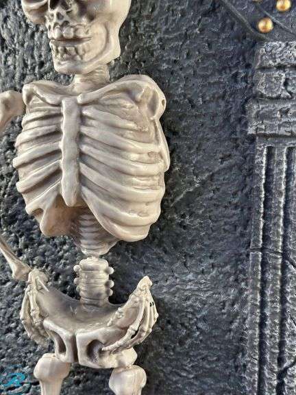 (3) Animated Tombstone with Skeleton- Used/ Not Functioning/ Damaged - Roller Auctions