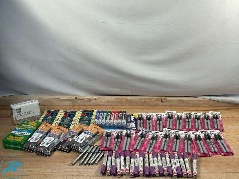 (37) Assorted Office Writing Supplies- New