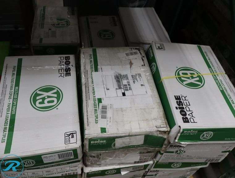 (3) Boise Paper X9 Extra Large - 2500pc Per Case, 11" x 17", 92 Brightness, 20 Pounds - New/Damaged Box/Few Damaged - Roller Auctions