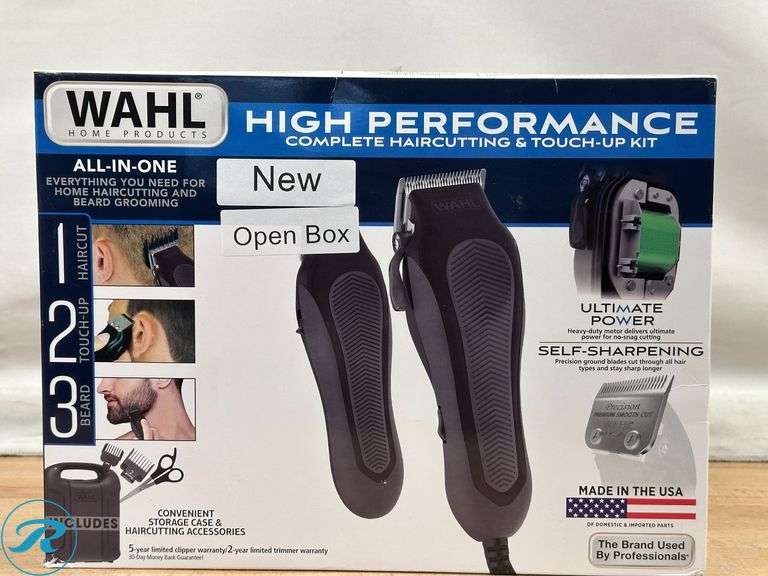 Wahl Deluxe Performance Haircutting Kit - New - Open Box - Roller Auctions