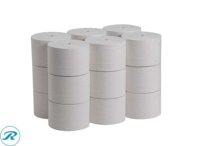Compact® by GP PRO: 2 Ply Coreless Toilet Paper, 4x3.85, 100% Recycled, White, 1500 Sheets, 18 Rolls per Case- New - Roller Auctions