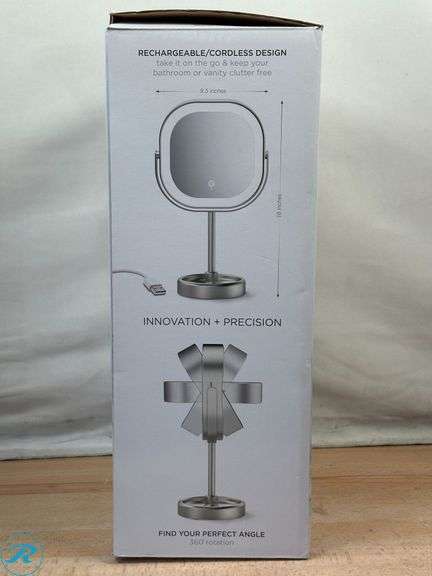 Conair LED Double-Sided 1x/10x Vanity Mirror - New - Roller Auctions