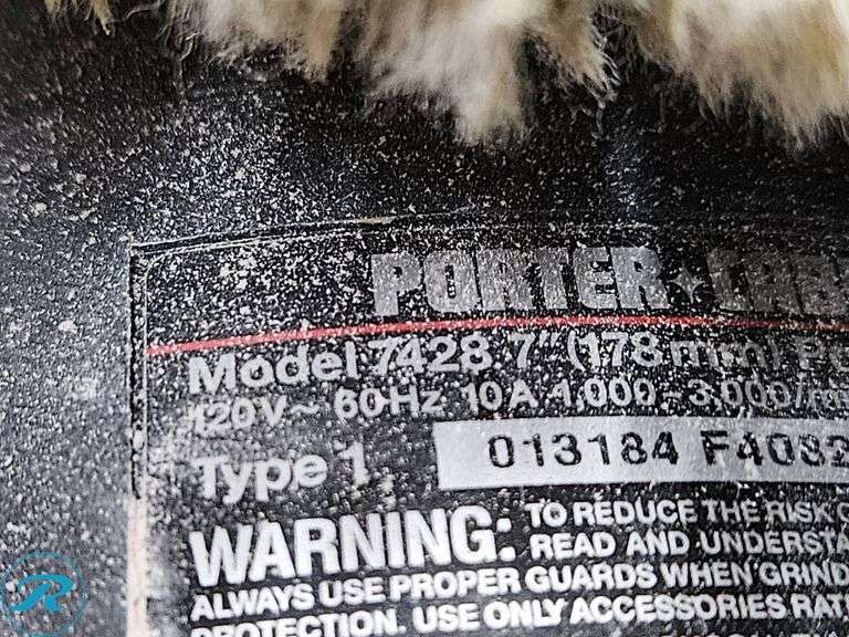 Porter-Cable 7428 7″ Polisher, 120V, 60Hz - Roller Auctions
