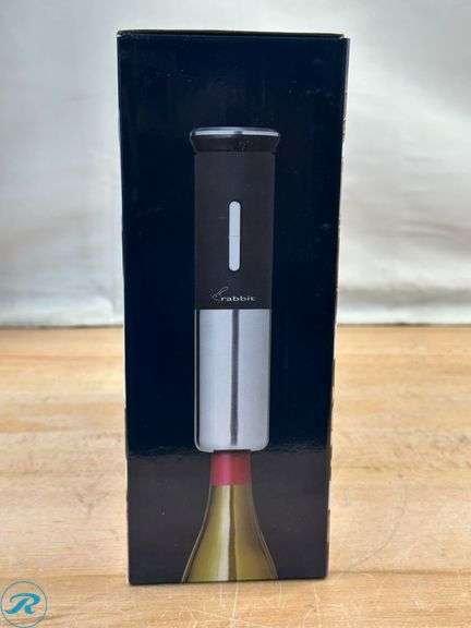 (2) Rabbit: 5-Piece Wine Aerator & Corkscrew Set- Like New; Rabbit: 8-Piece Electric Wine Set- Like New - Roller Auctions