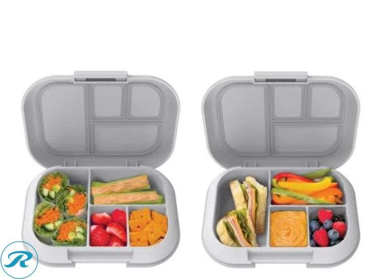 Bentgo: Kids Chill Lunch Box, 2pk- New; Bentgo: Fresh Lunch Box Set, 2pk (Purple/Green)- New/ Damaged Box - Roller Auctions