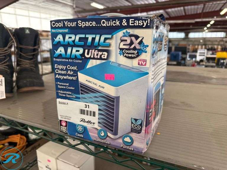 Arctic Air Ultra Evaporative Air Cooler with Adjustable Speeds - Roller Auctions