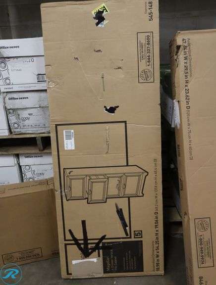 Realspace® Magellan 19”D Vertical 4-Drawer File Cabinet, Espresso - New - Roller Auctions