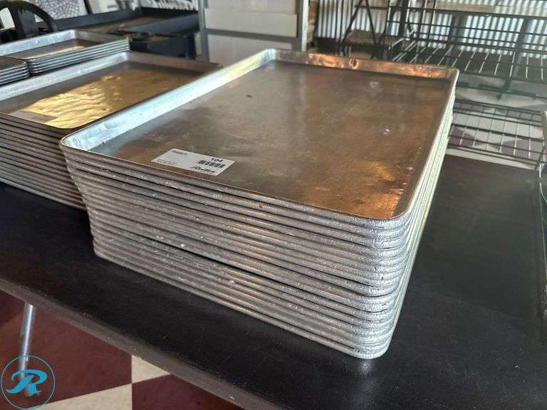 (17) Full-Size Aluminum Sheet Pans