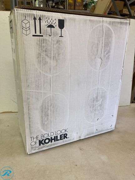 (1) New- KOHLER Embark 16-in x 20-in Recessed Mount Anodized Aluminum Mirrored Rectangle Soft Close Medicine Cabinet - Roller Auctions