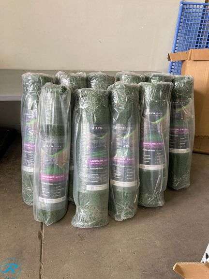 (10) New- SYNLawn Artificial grass Landscape 3-ft x 11-ft Artificial Grass (total of 329.8 sq ft) - Roller Auctions