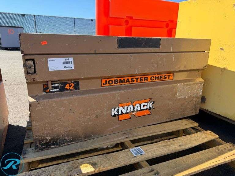 Knack Model 40 Knaack Jobmaster Chest Model 42 Steel Storage Box - Roller Auctions