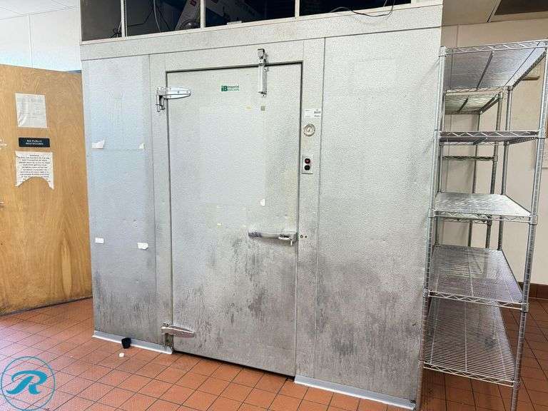 Imperial Brown Walk-In Refrigerator with Self Contained Compressor and Condenser,  8’ x 8’ x 7’H