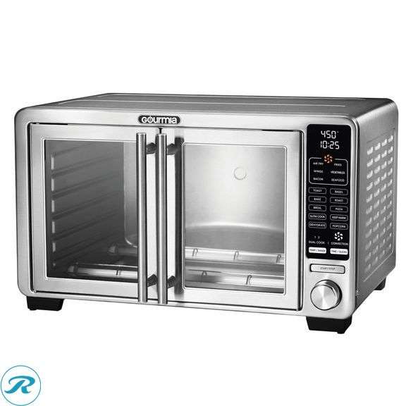 Gourmia XL Digital Countertop Oven with Air Fry - Like New - Dent in the back of Unit - Roller Auctions