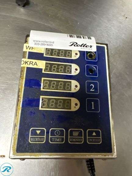 Four Event Digital Fry Timer with Mounting Rack