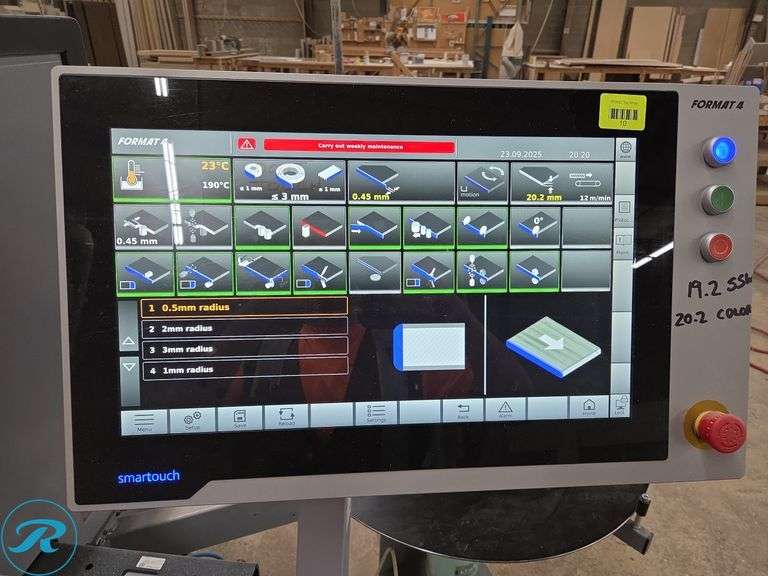 2022 Format 4 Tempora F800 60.12 Edgebander - Roller Auctions