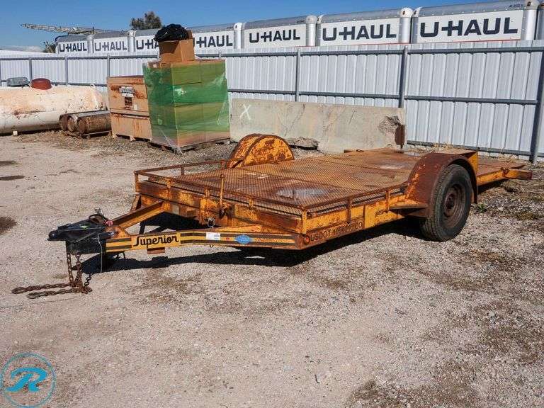 2003  Superior   1PT3M-T  S/A Tilt Deck Equipment Trailer