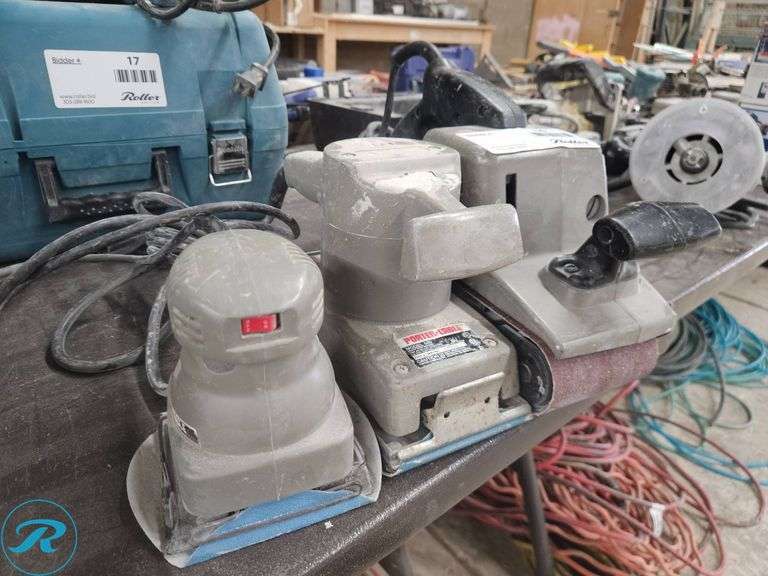 (3) Porter-Cable Sanders: 340, 505, and 363, 120V