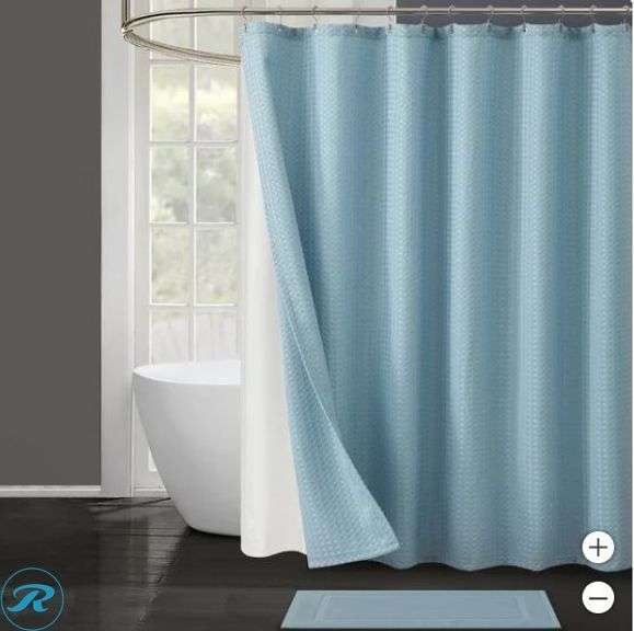 (2) 4-piece Bath Set, Blue- Like New; 4-piece Bath Set, Gray- Like New/ Missing 2 Units; 3-piece Minimalist Bath Set, White- New