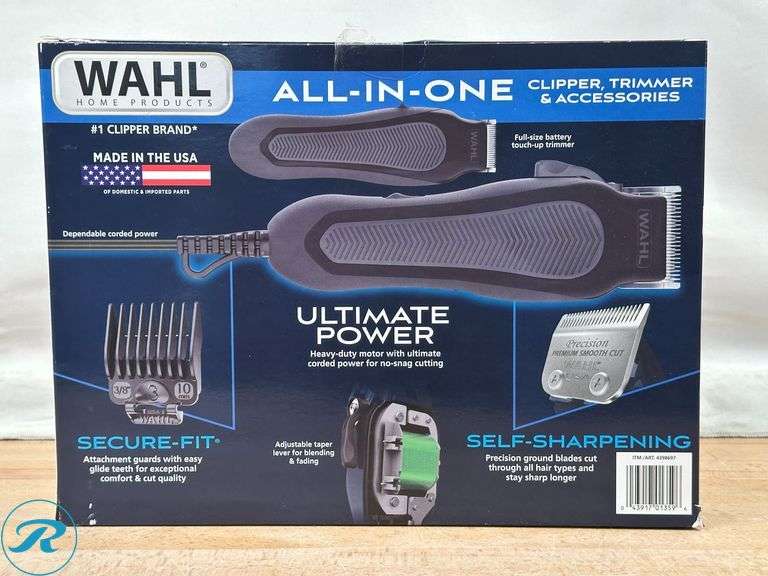 Wahl Deluxe Performance Haircutting Kit - New - Open Box - Roller Auctions