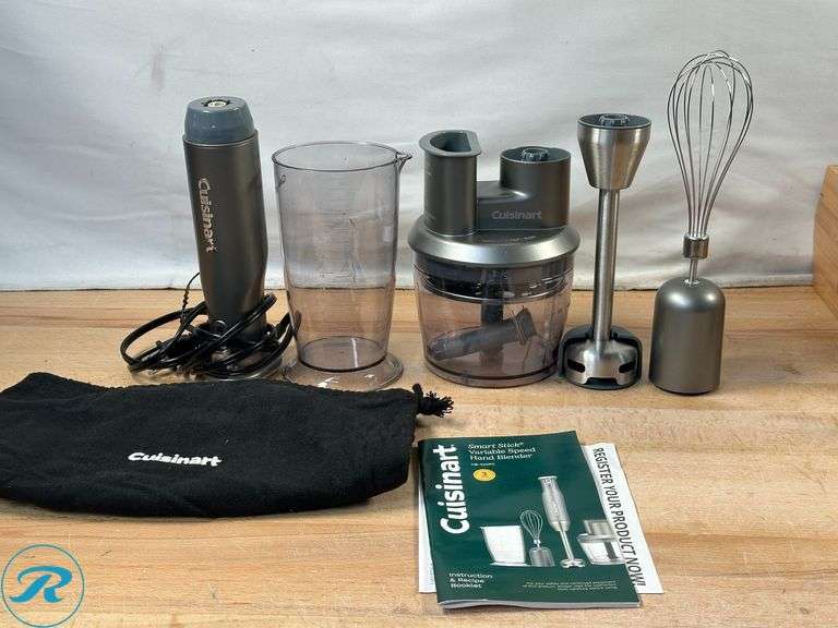 (2) Cuisinart Variable Speed Immersion Blender with Food Processor - Used - Roller Auctions