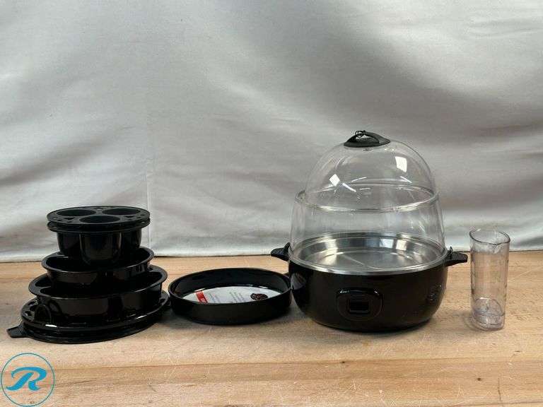 (2) Dash: Ultimate Deluxe Egg Cooker with Egg Bite Trays- New/ No Box - Roller Auctions