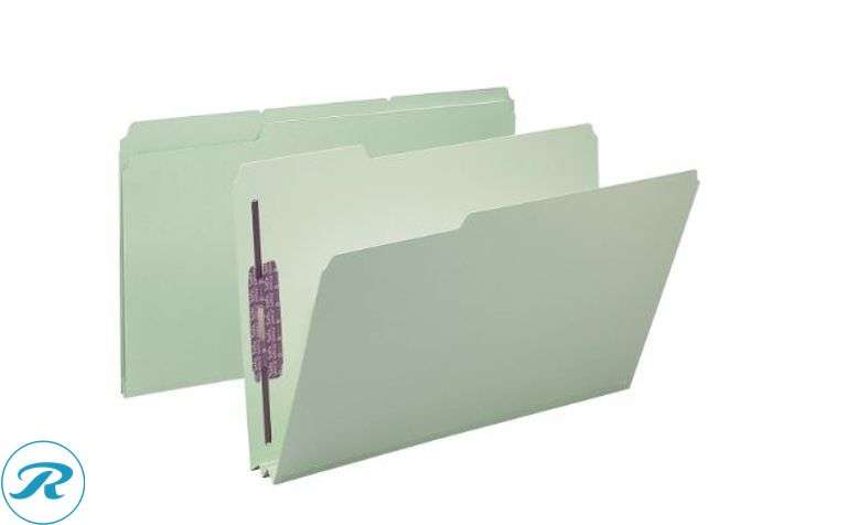 (2) Smead® Pressboard Fastener Folders With SafeSHIELD® Fasteners, 2" Expansion, Legal Size, 100% Recycled, Gray/Green, Box Of 25- New - Roller Auctions