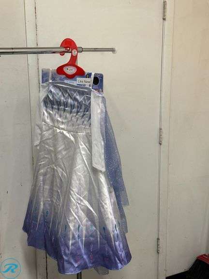 (2) Disney Princess Costumes, Age 3-4- Like New/ (1) Has Dirt on the Back of Dress; Ninja Costume(No Ninja Star), Age 7-8- Like New - Roller Auctions