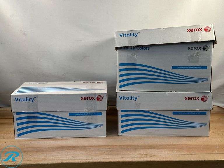 (3) Boise® X-9® Multi-Use Printer & Copy Paper, 10 Reams, White, Letter (8.5" x 11"), 5000 Sheets Per Case, 20 Lb, 92 Brightness- New/ Not Original Packaging/ Some Missing - Roller Auctions