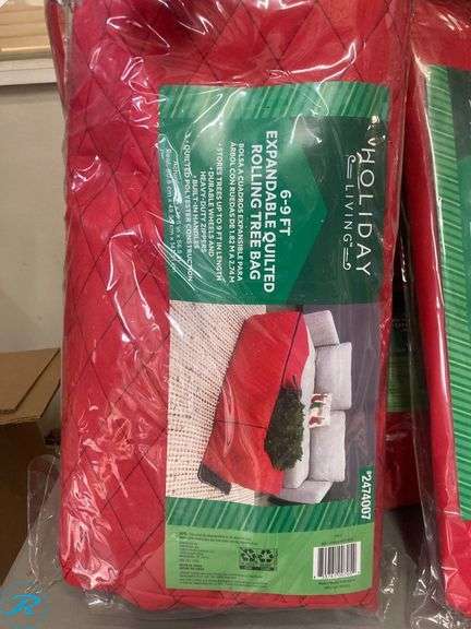 (200) New- Assorted Christmas accessories (rolling tree bag, storage bags. Light storage reels etc) - Roller Auctions