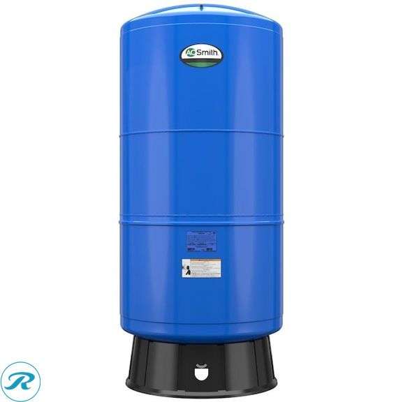 (1) New- A.O. Smith 119.5-Gallon Vertical Well Pressure Tank (some minor dents See photos) - Roller Auctions