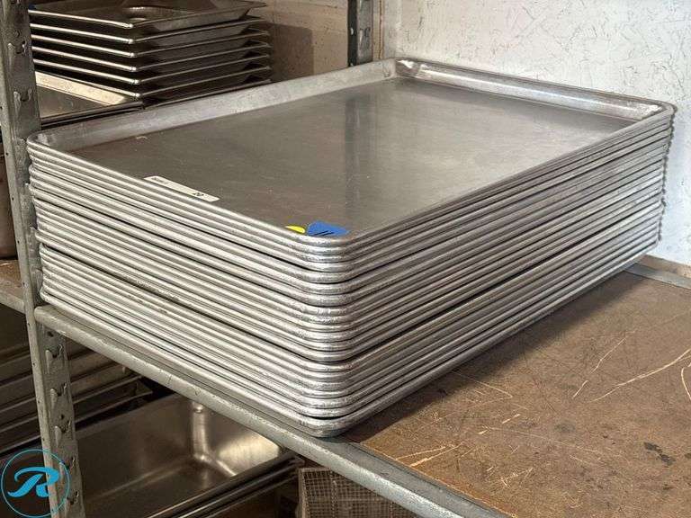 (20) Aluminum Sheet Pans, 18in x 26in