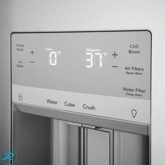 Frigidaire Gallery 26.3 cu. ft. Standard-Depth 4-Door French Door Refrigerator - New - $1,999 Retail,No Dents No Scratches - Roller Auctions